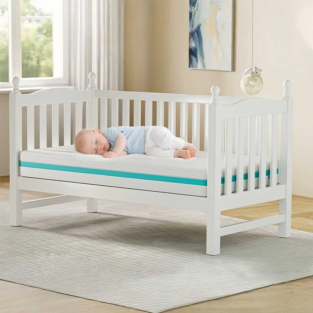 Reversible Memory Foam Baby & Kids Crib Mattress (1)