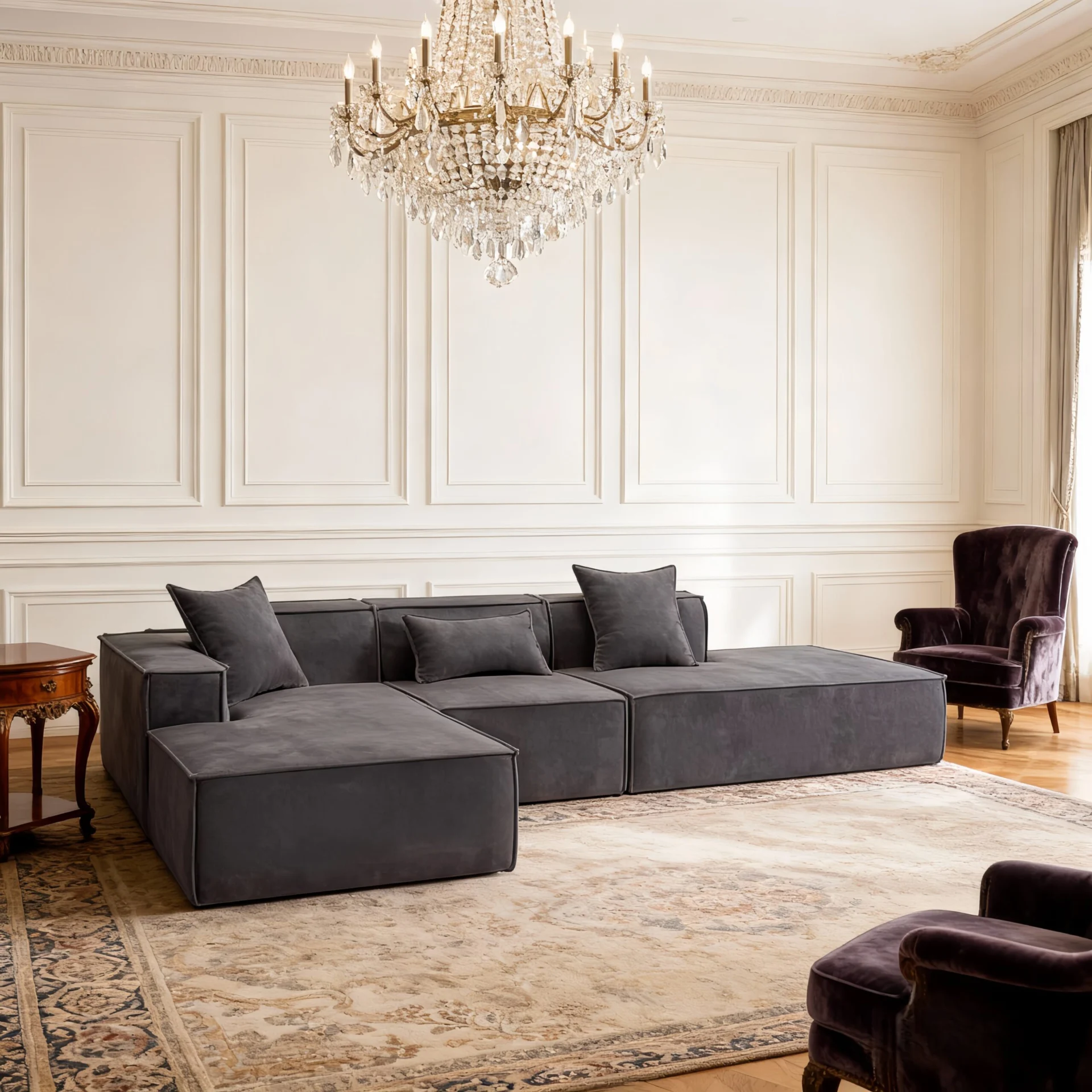 Taoform Modular Compressible Foam Sofa 3 Sections (3)