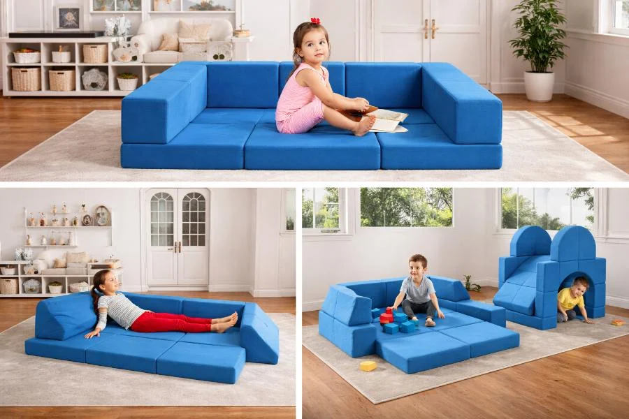 Taoform Kids Play Block Sofa Compressed