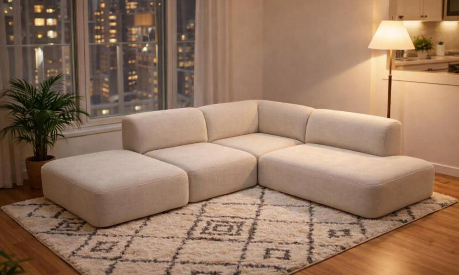 Compressible Modular Sofas