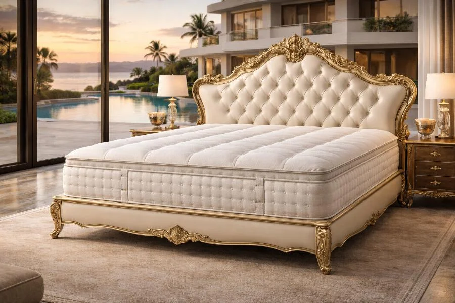 Spring Mattress For Hotel White